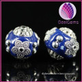 Traditional design handmade round cloisonne beads for diy jewelry